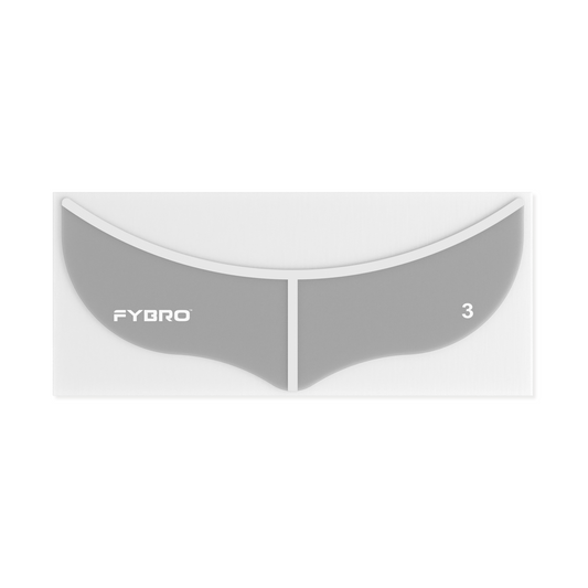 THE FYBRO™ (Stick-On Hairline Enhancement Stencil – 16 Disposable Stencils)